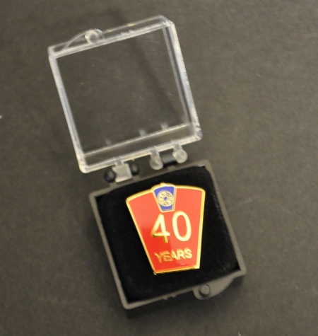 Mark 40 year Lapel Pin - Click Image to Close